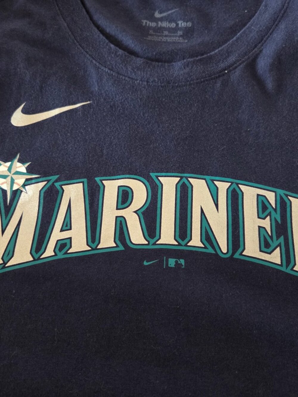 Men's Seattle Mariners Cal Raleigh Nike Navy Name & Number T-Shirt